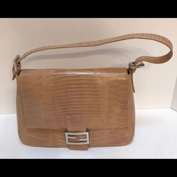 Fendi Handbags - Vintage Fendi Lizard Mama Bag